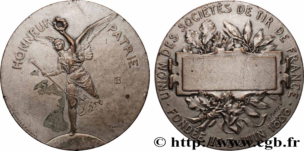 TERZA REPUBBLICA FRANCESE Médaille, Honneur et Patrie BB