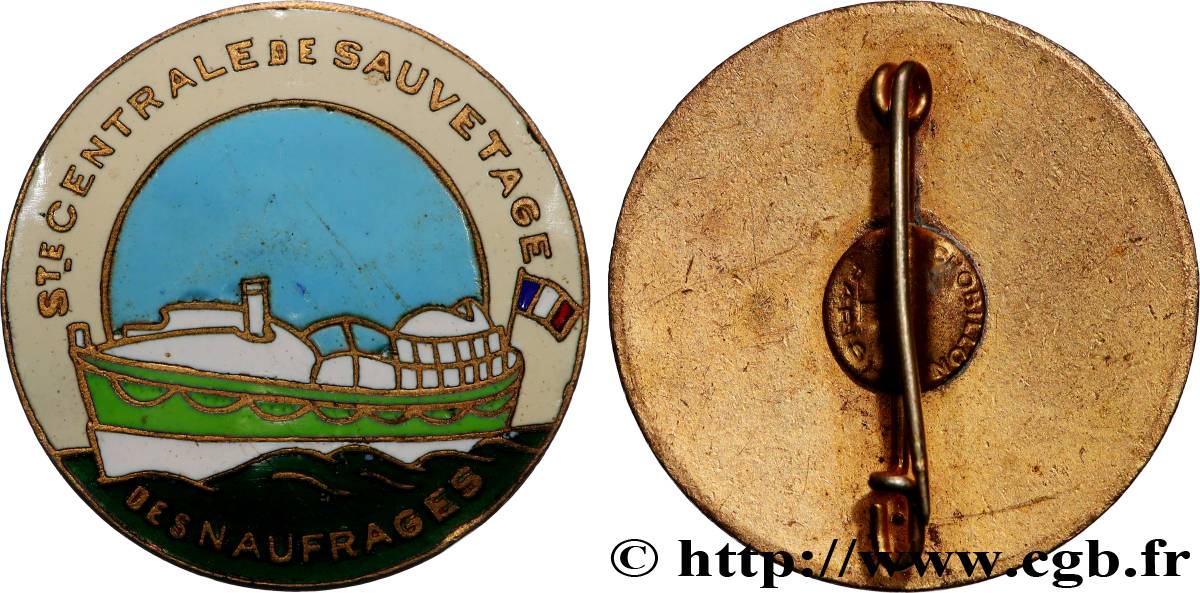 WOHLTÄTIGKEITSVEREINE Médaille, Société centrale de sauvetage des naufrages fVZ