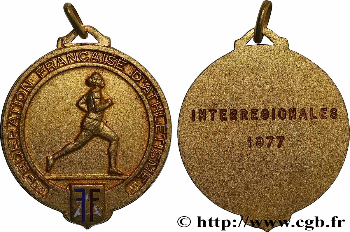 V REPUBLIC Médaille, Fédération française d’athlétisme AU