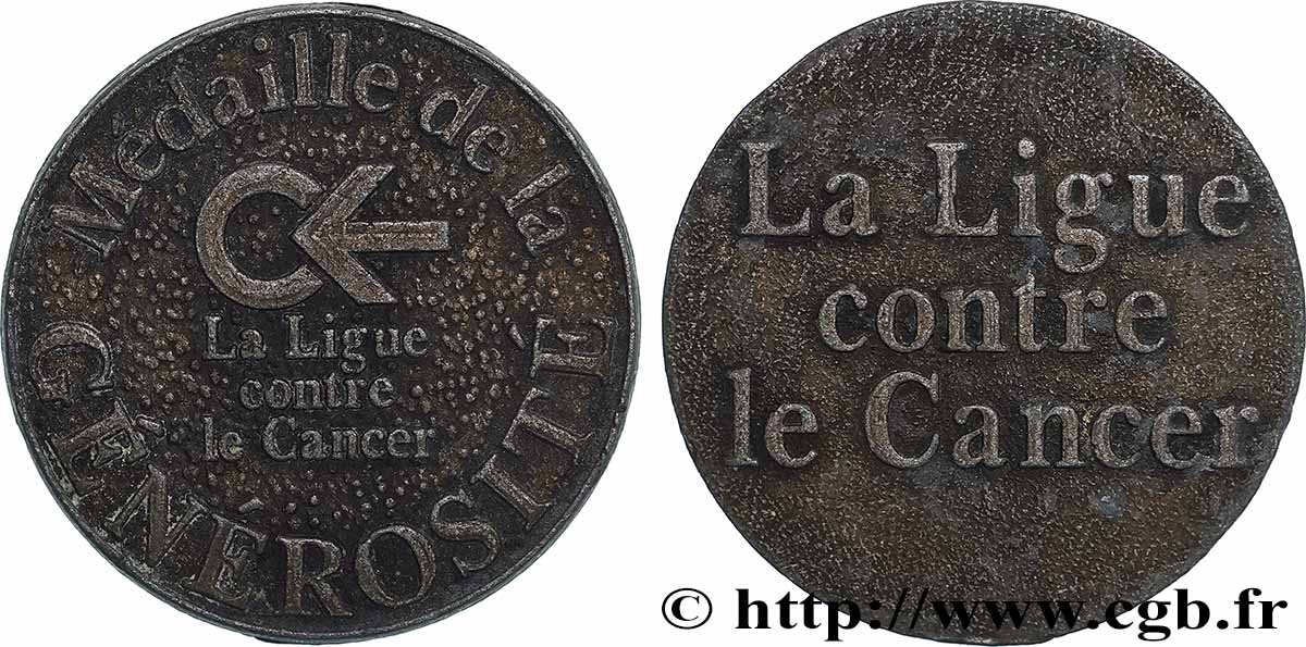 PRIX ET RÉCOMPENSES Médaille, Ligue contre le Cancer TTB+