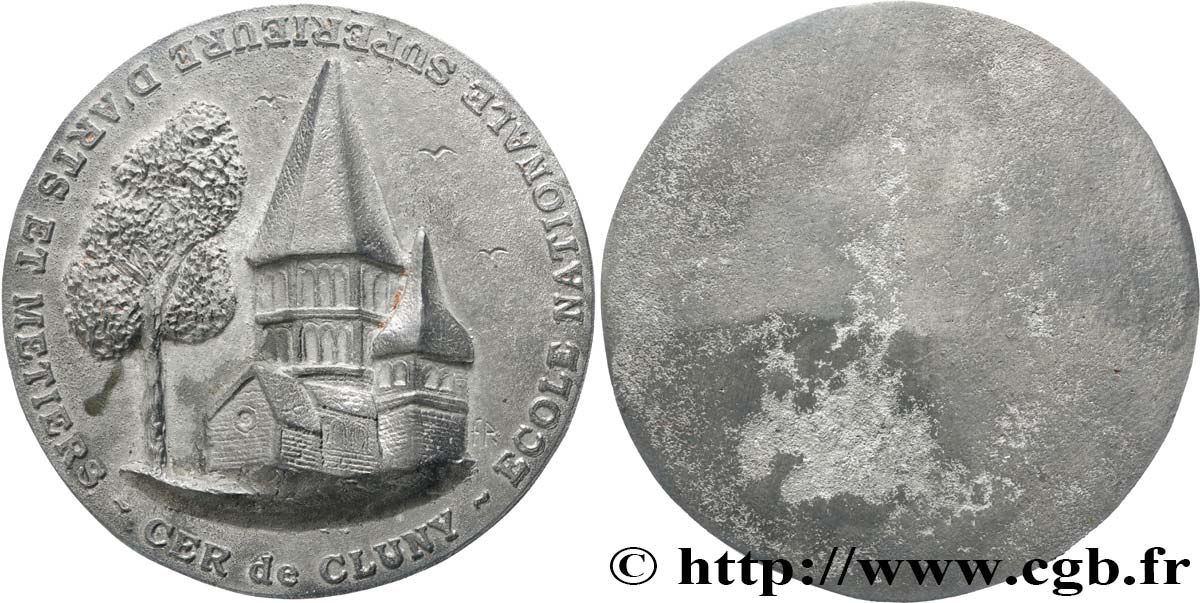 CINQUIÈME RÉPUBLIQUE Médaille, École Nationale Supérieure d’Arts et Métiers, CER de CLuny SUP