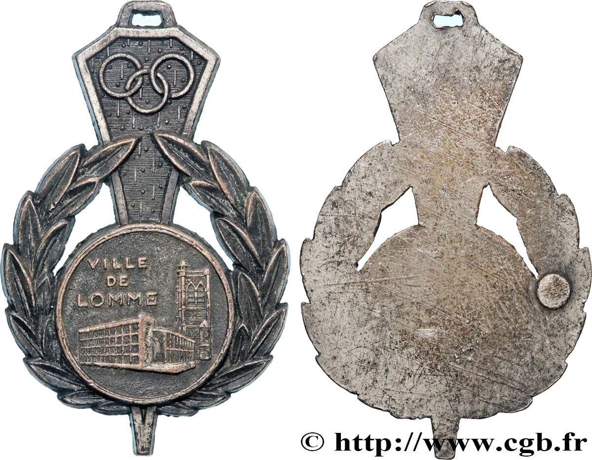 VILLES ET MAIRIES Médaille, Ville de Lomme TTB+