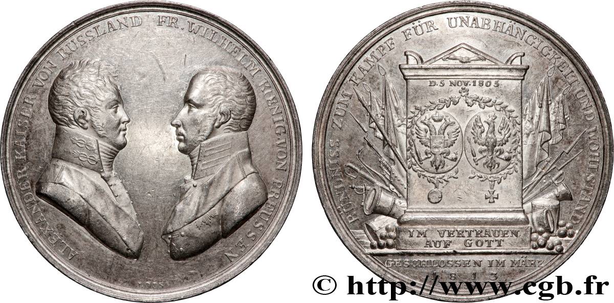 RUSSIA - ALEXANDRE I Médaille, Alliance pour l’indépendance et la prospérité AU