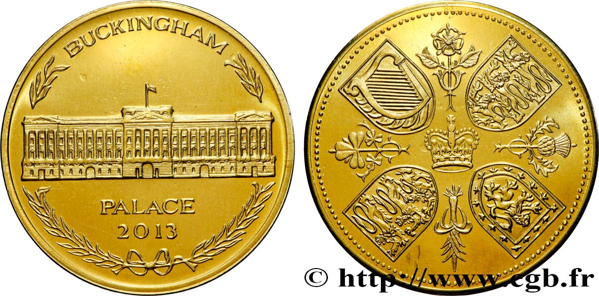 GREAT-BRITAIN - ELIZABETH II Médaille, Palais de Buckingham AU