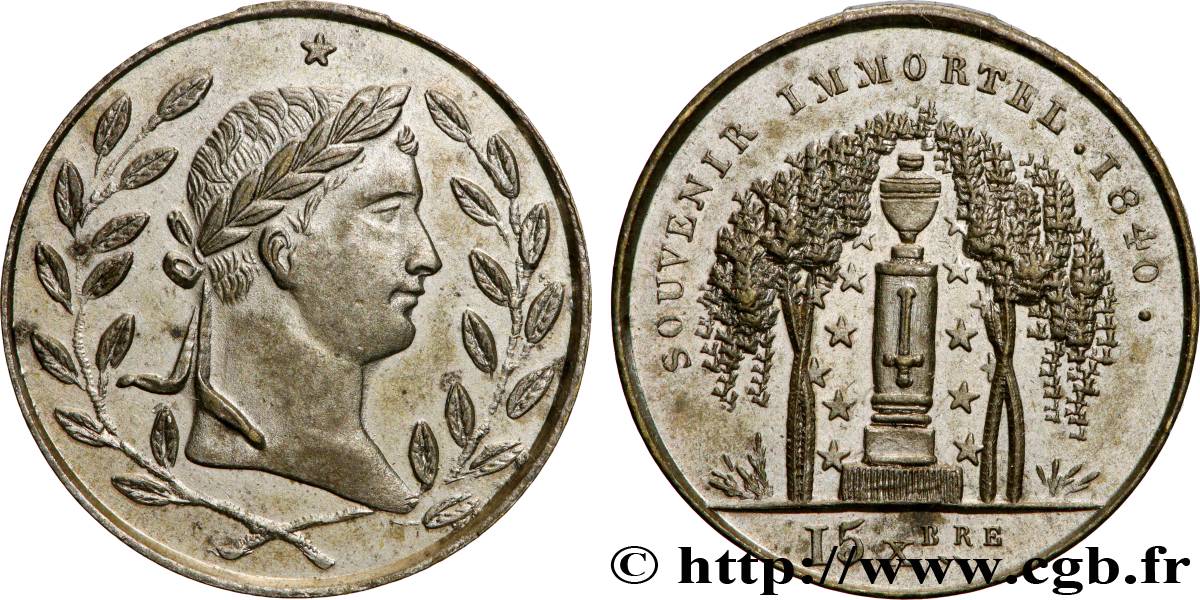 LOUIS-PHILIPPE Ier Médaille, souvenir napoléonien TTB+
