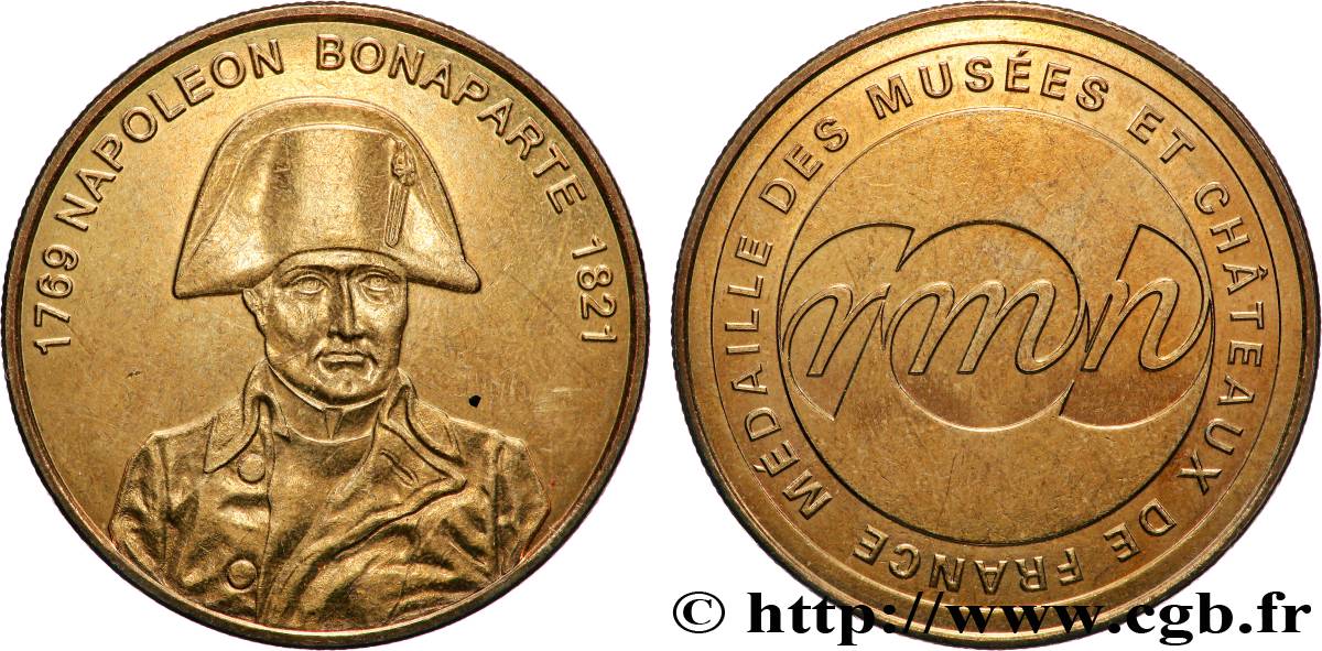 MÉDAILLES TOURISTIQUES Médaille touristique, Napoléon Bonaparte, Musées et châteaux de France TTB+