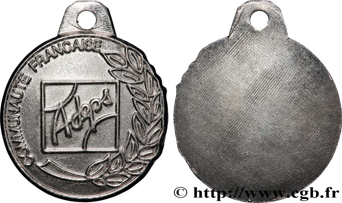 BELGIQUE Médaille, Communauté française TTB+