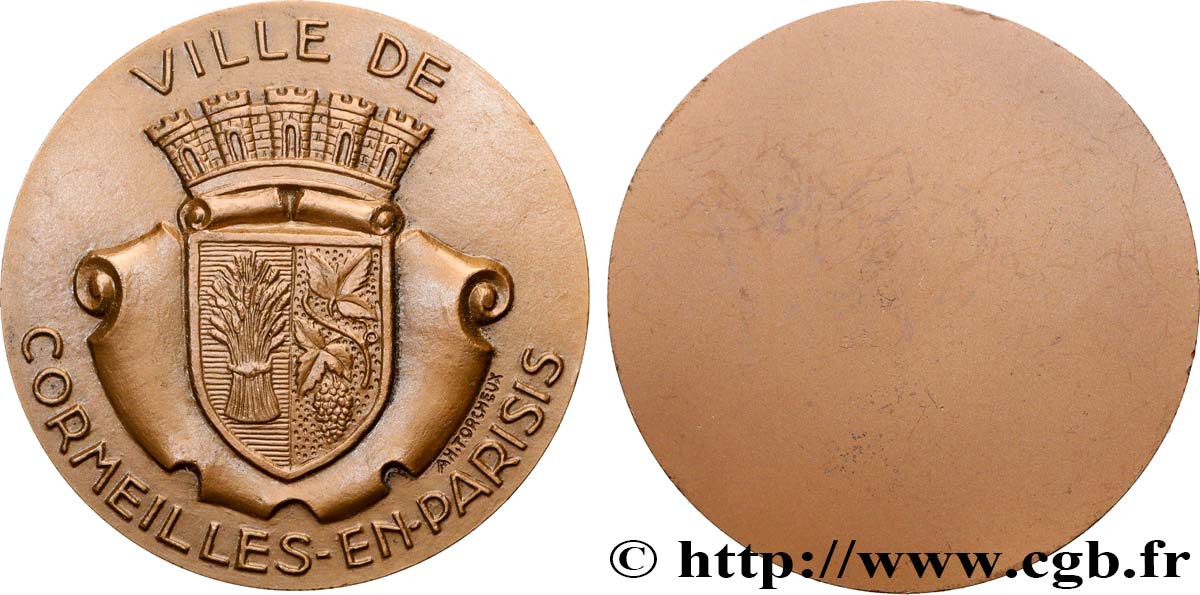 CINQUIÈME RÉPUBLIQUE Médaille, Cormeilles-en-Parisis SUP