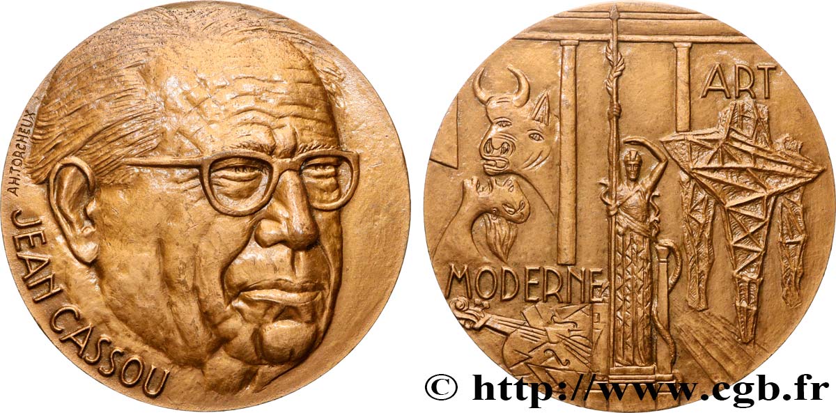 FUNFTE FRANZOSISCHE REPUBLIK Médaille, Jean Cassou VZ