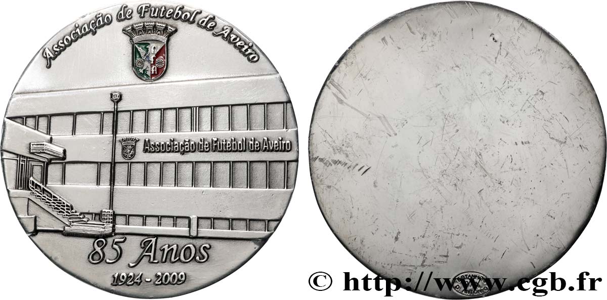 PORTUGAL Médaille, Association de football d’Aveiro TTB+