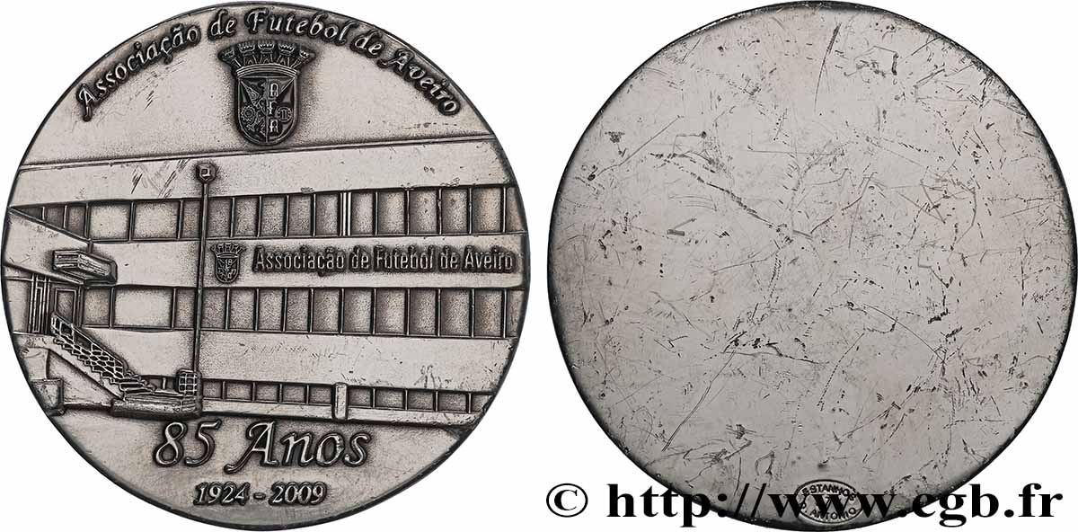 PORTUGAL Médaille, Association de football d’Aveiro AU