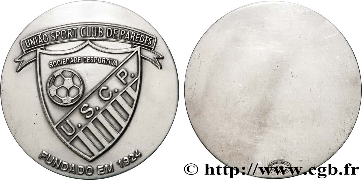 PORTUGAL Médaille, Union Sport Club Paredes TTB+