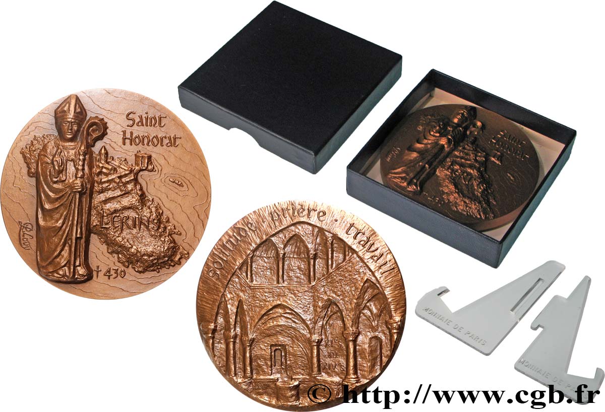 CINQUIÈME RÉPUBLIQUE Médaille, Saint Honorat SUP