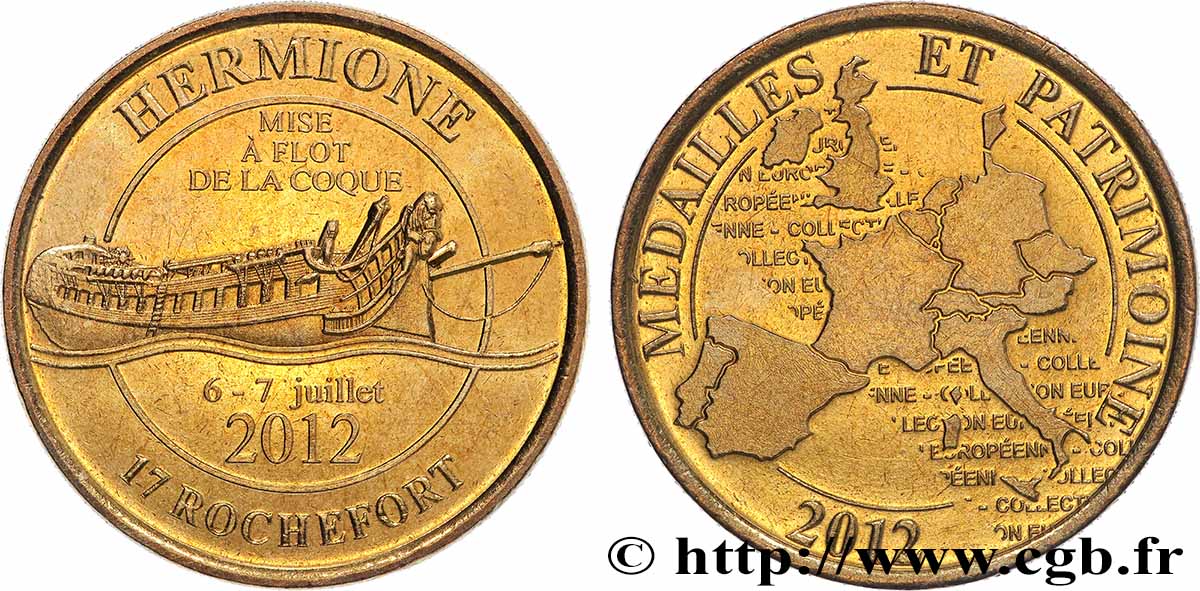 TOURISTIC MEDALS Médaille touristique, Hermione AU