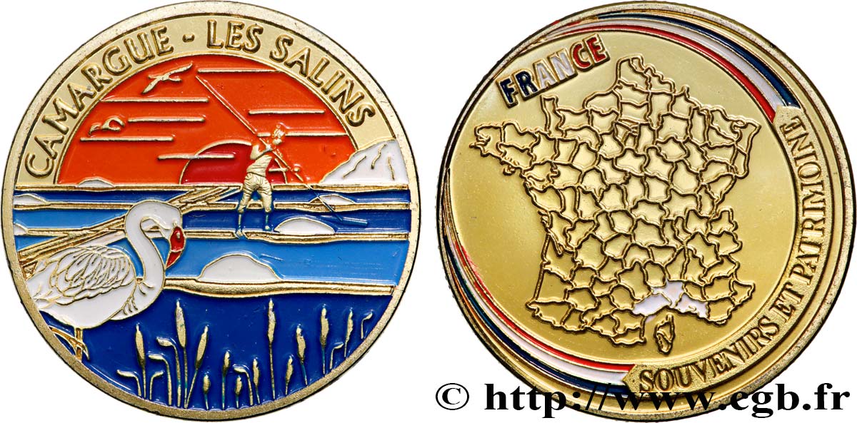 TOURISTIC MEDALS Médaille, Salins de Camargue AU