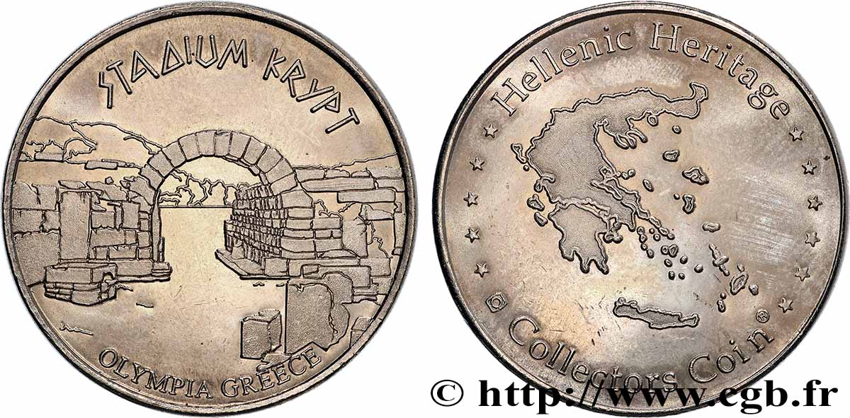 TOURISTIC MEDALS Médaille, Crypte d Olympie AU