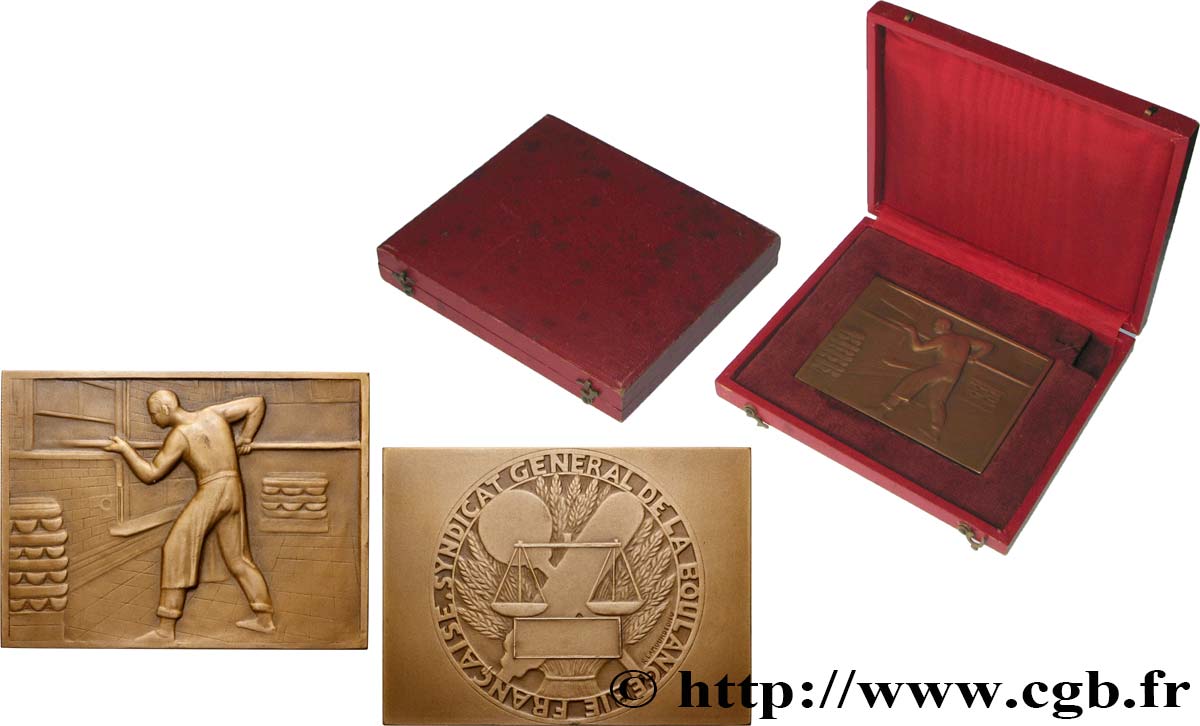 BAKERY and PASTRY: trades and companionship Plaquette, Syndicat de la Boulangerie AU