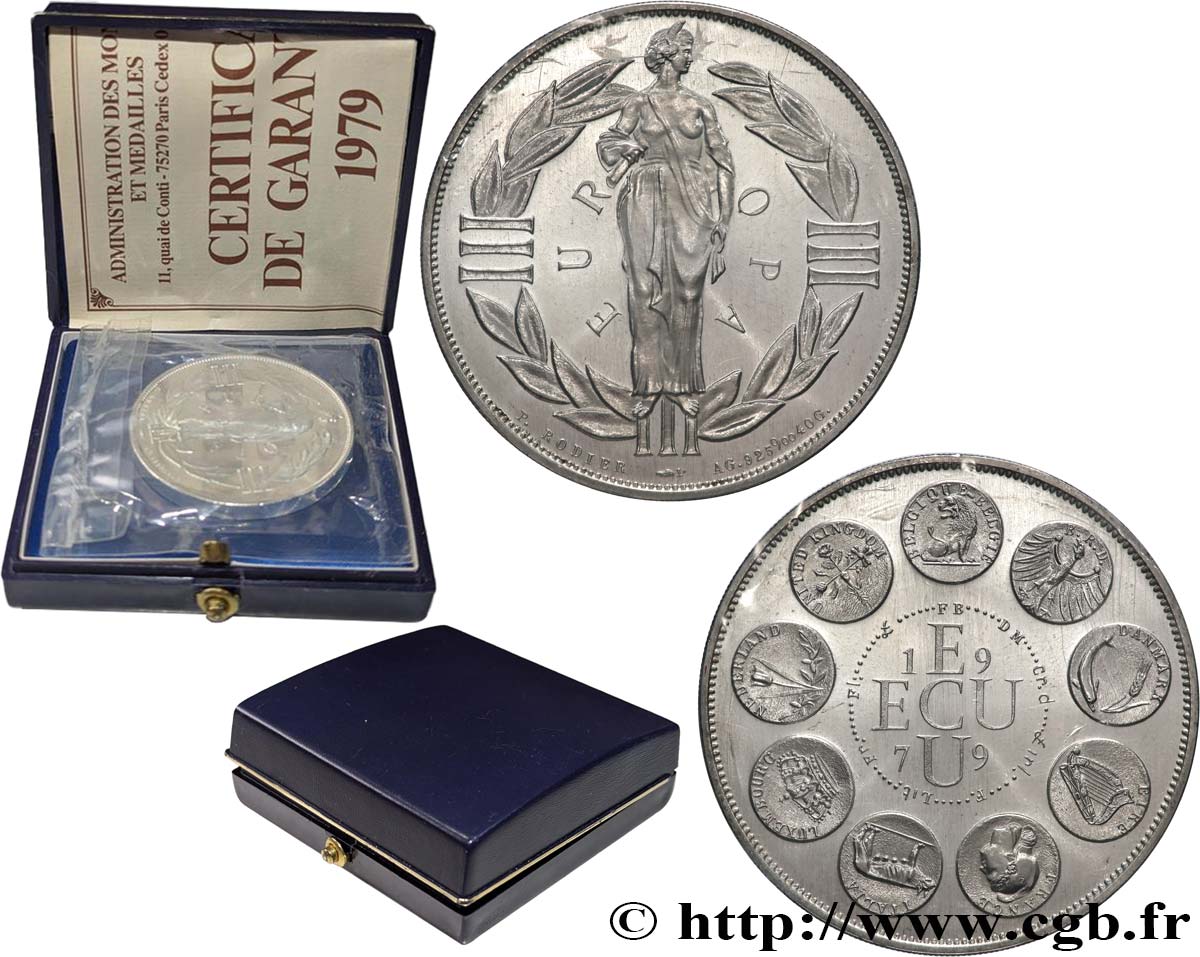 CINQUIÈME RÉPUBLIQUE ECU Europa FDC