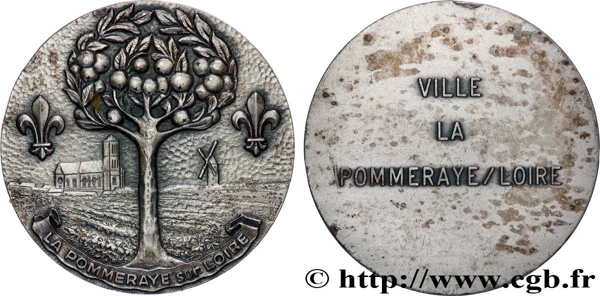 TOWNS AND TOWN HALLS Médaille, La pommeraye sur Loire AU