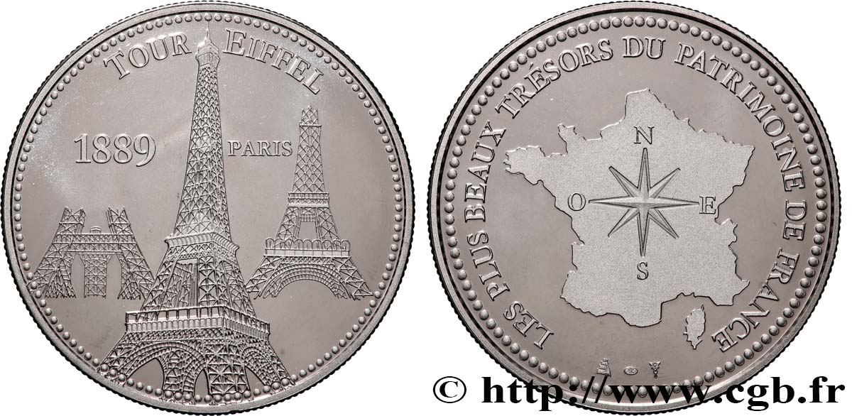 BUILDINGS AND HISTORY Médaille, Tour Eiffel MS