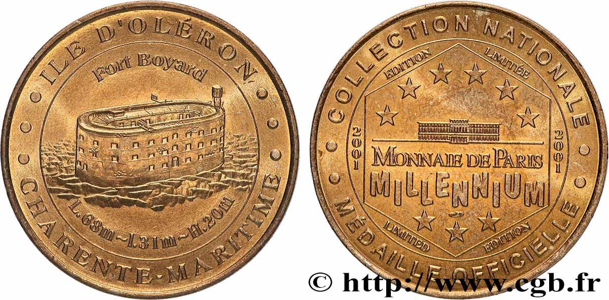 TOURISTIC MEDALS Médaille touristique, Île d’Oléron fVZ