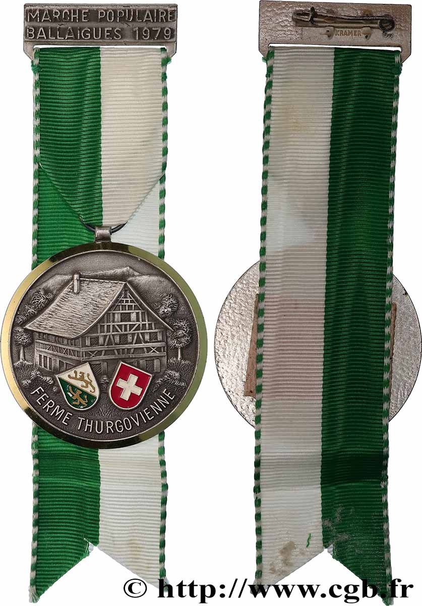 SUISSE - CANTON DE VAUD Médaille, Marche populaire AU