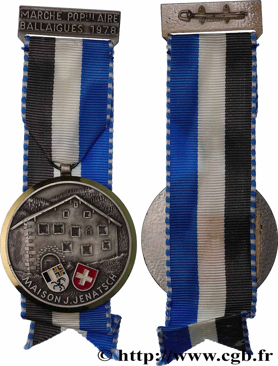 SUISSE - CANTON DE VAUD Médaille, Marche populaire SUP