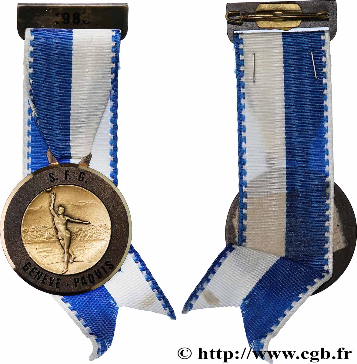 SUISSE Médaille, Genève Paquis SUP