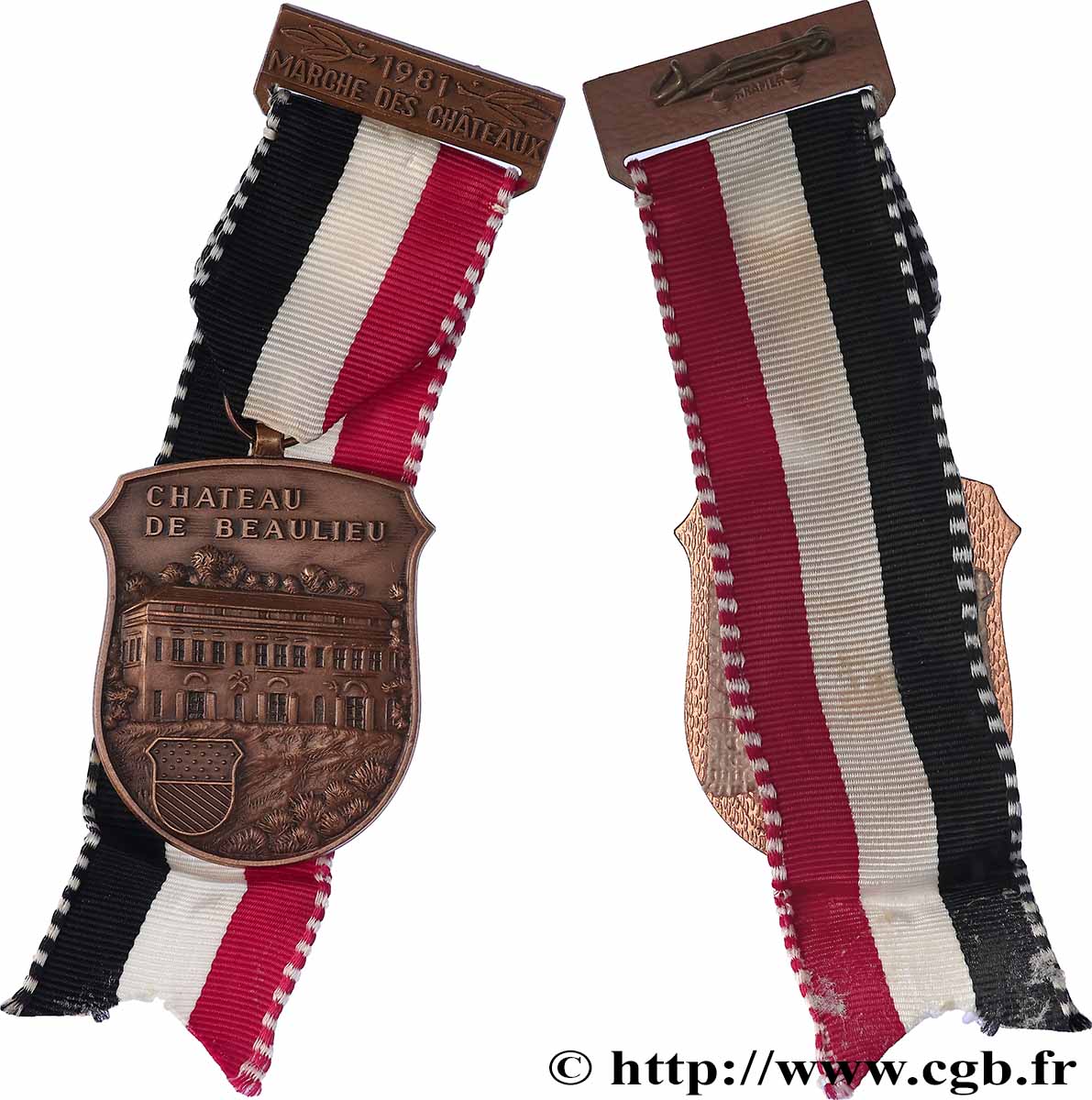 SUISSE Médaille, Château de Beaulieu SUP