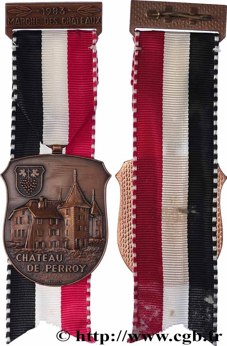 SUISSE - CANTON DE VAUD Médaille, Château de Parroy SUP
