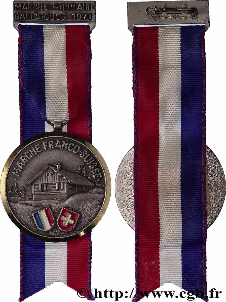 SUISSE - CANTON DE VAUD Médaille, Marche populaire TTB+