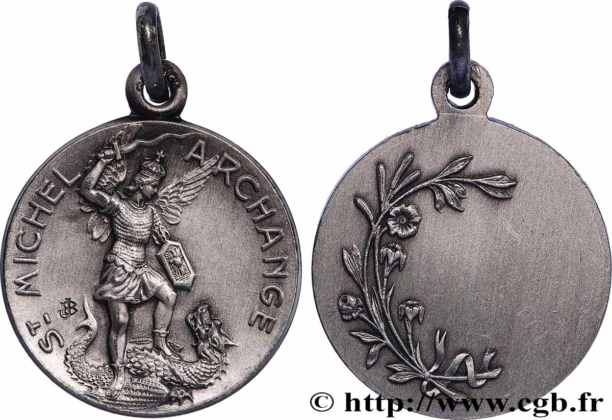 MÉDAILLES RELIGIEUSES Médaille, Saint Michel archange SUP