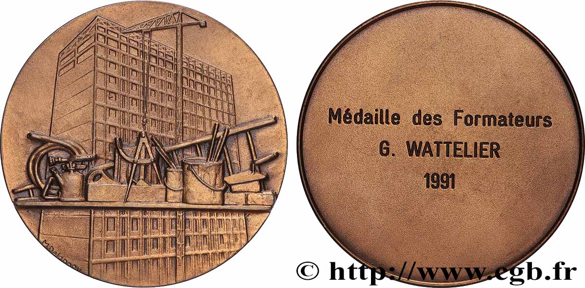 CINQUIÈME RÉPUBLIQUE Médaille, Formateurs SUP
