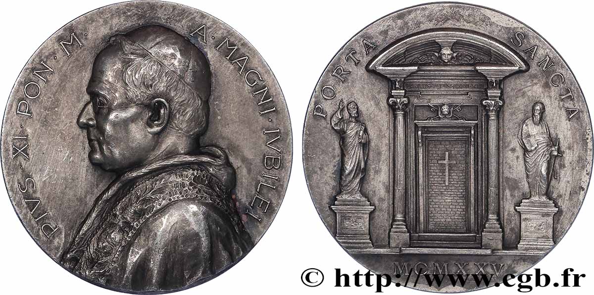 VATICAN - PIE XI (Achille Ratti) Médaille, Pie XI TTB+