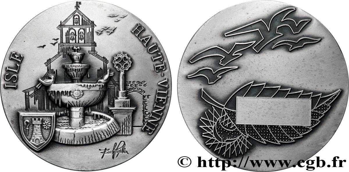 CINQUIÈME RÉPUBLIQUE Médaille, Isle SUP
