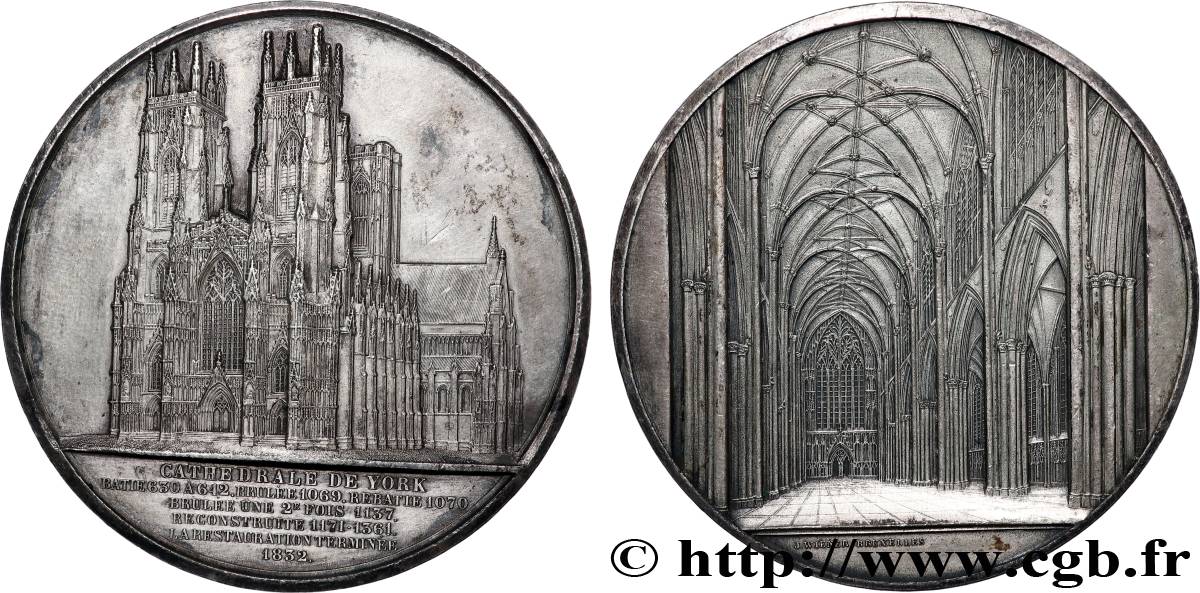 BUILDINGS AND HISTORY Médaille, Cathédrale d’York XF