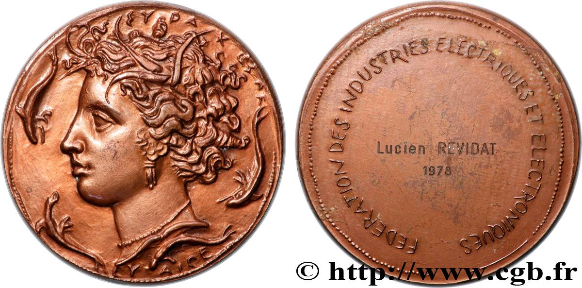 V REPUBLIC Médaille, Fédération des Industries Électriques AU