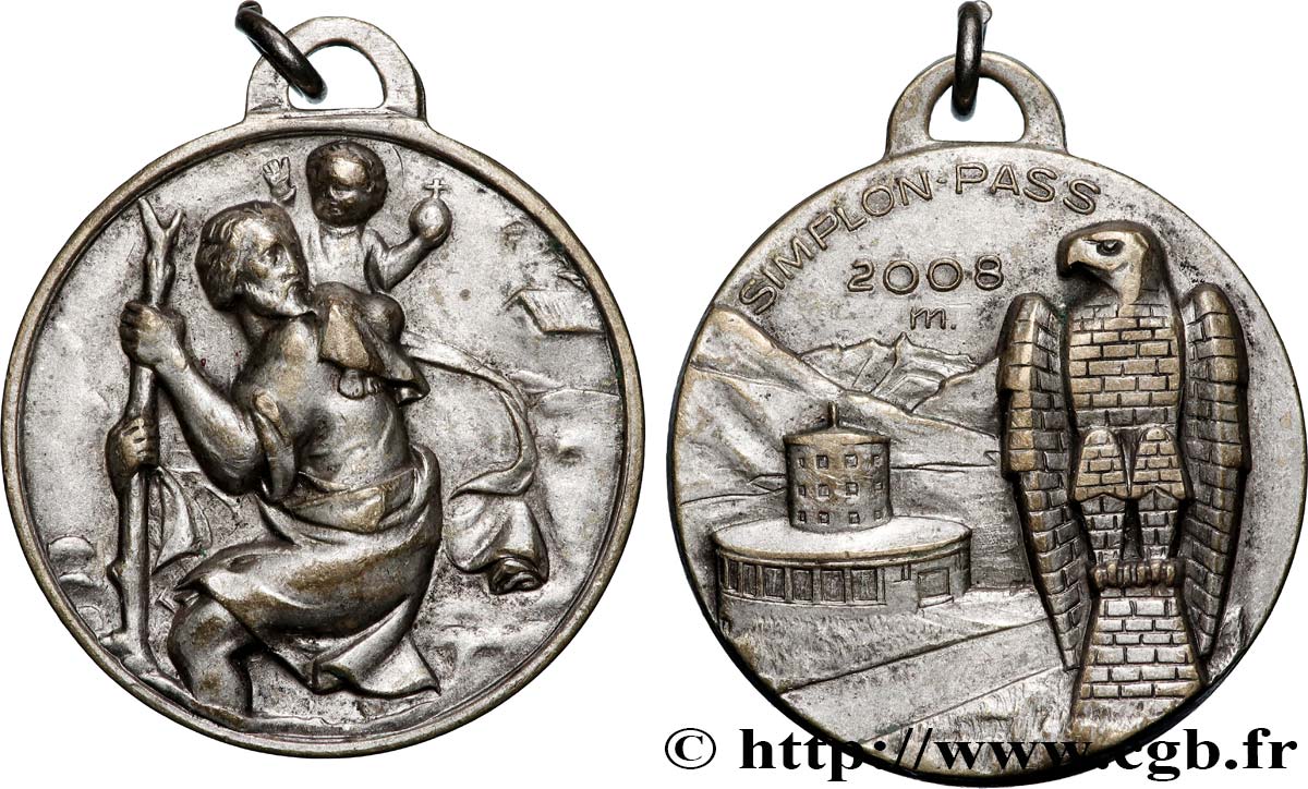 SUISSE Médaille, Col du Simplon TTB