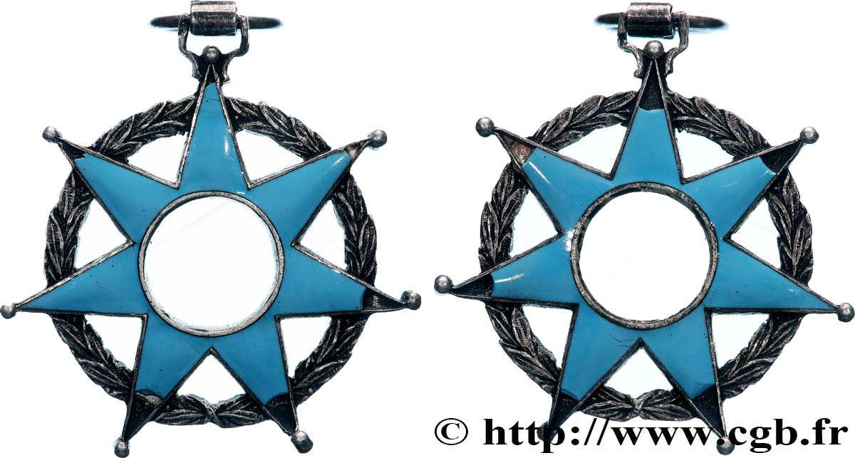 CINQUIÈME RÉPUBLIQUE Médaille, Ébauche de décoration du mérite social TTB