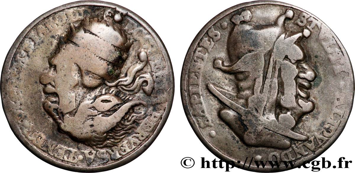 ALLEMAGNE Médaille satirique de la Réforme S