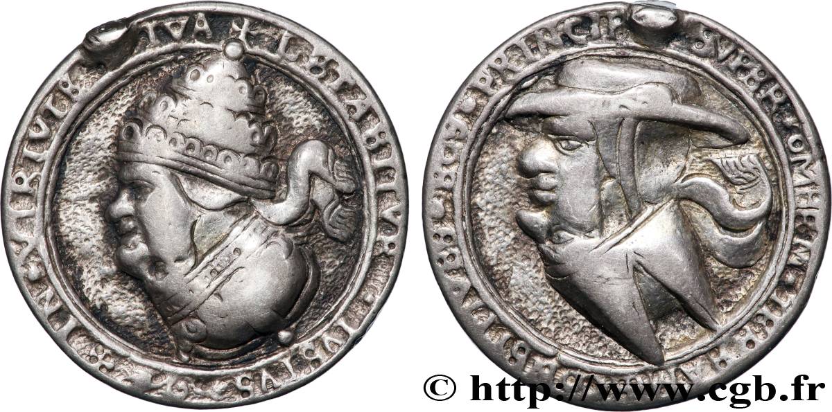 ALLEMAGNE Médaille satirique de la Réforme SS