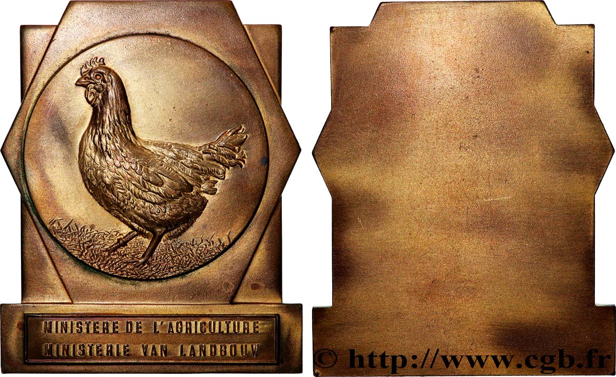 BELGIO Plaquette, Ministère de l’agriculture BB