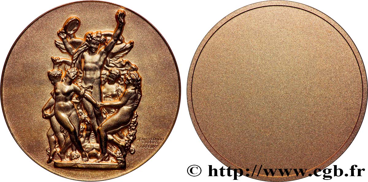 ART, PAINTING AND SCULPTURE Médaille, La Danse VZ