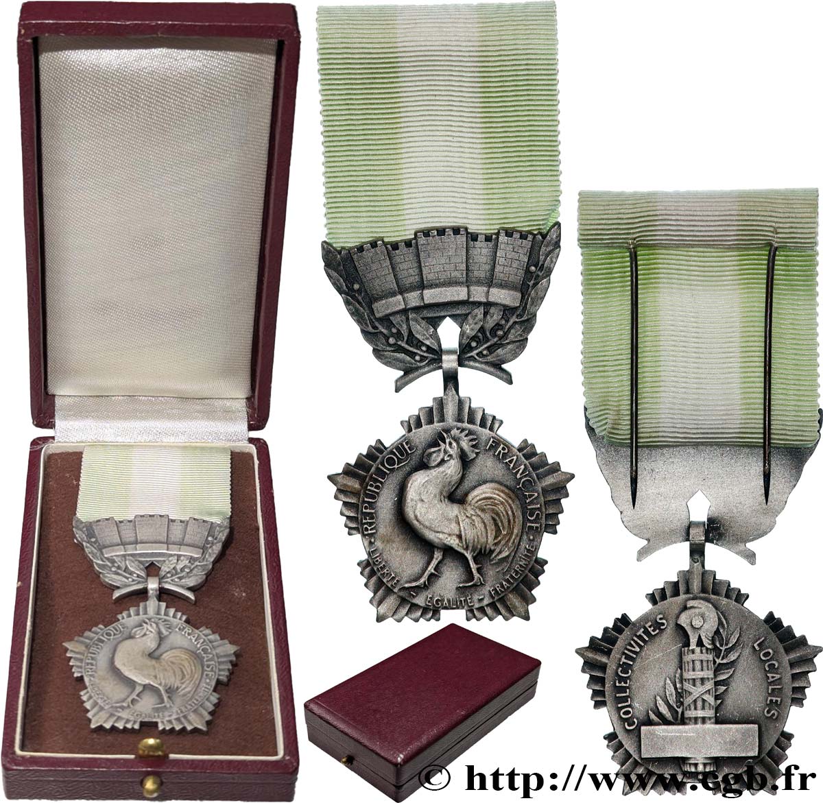 FUNFTE FRANZOSISCHE REPUBLIK Médaille, Collectivités locales fVZ