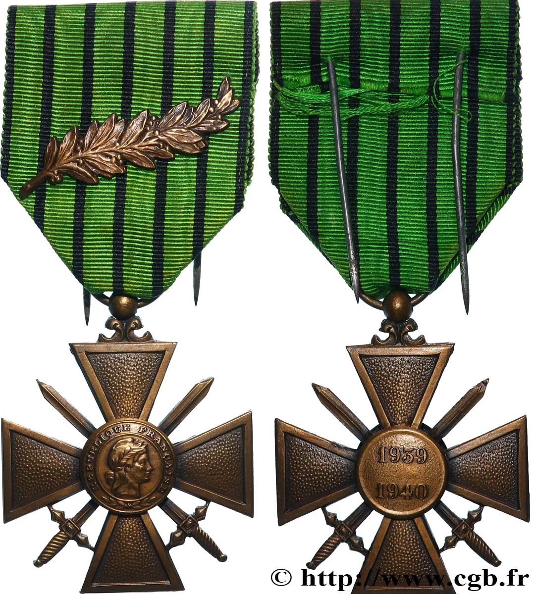 ETAT FRANÇAIS Croix de guerre de l’État français VZ