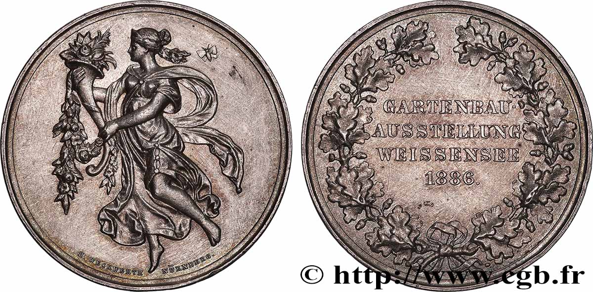 AUSTRIA - FRANCISCO JOSÉ I Médaille, Exposition de jardinage MBC