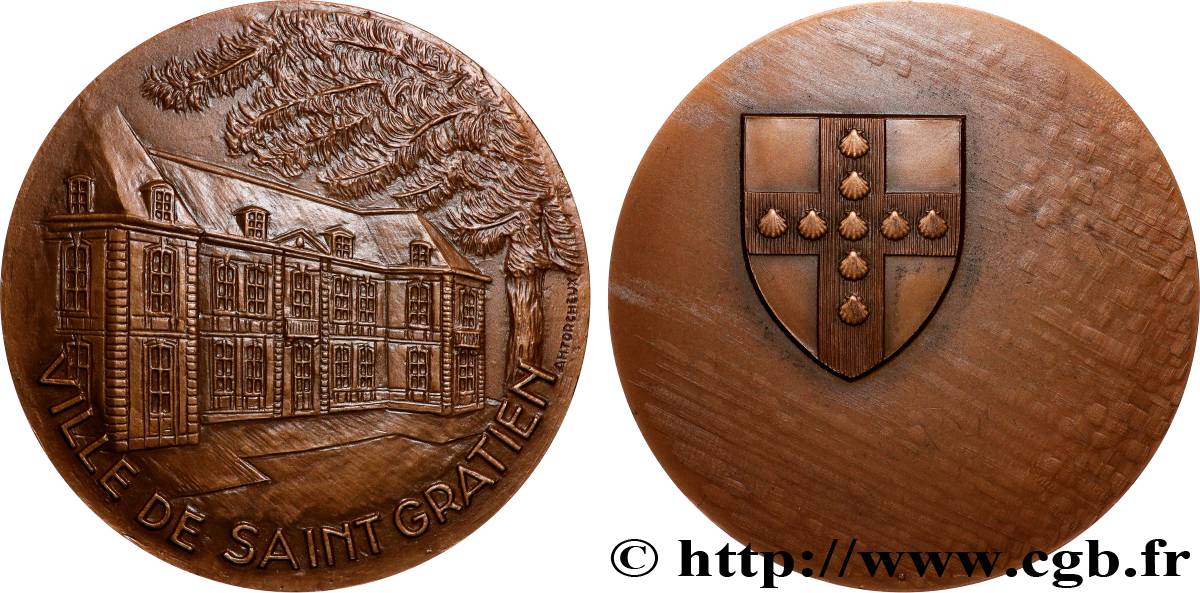 CINQUIÈME RÉPUBLIQUE Médaille, Ville de Saint-Gratien SUP