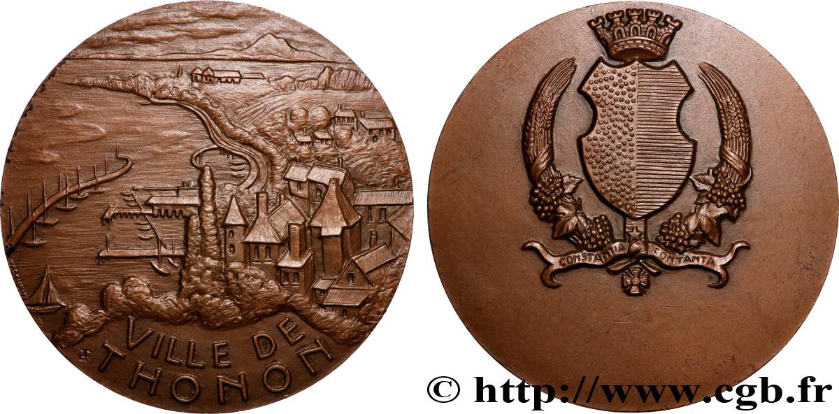 V REPUBLIC Médaille, Ville de Thonon AU