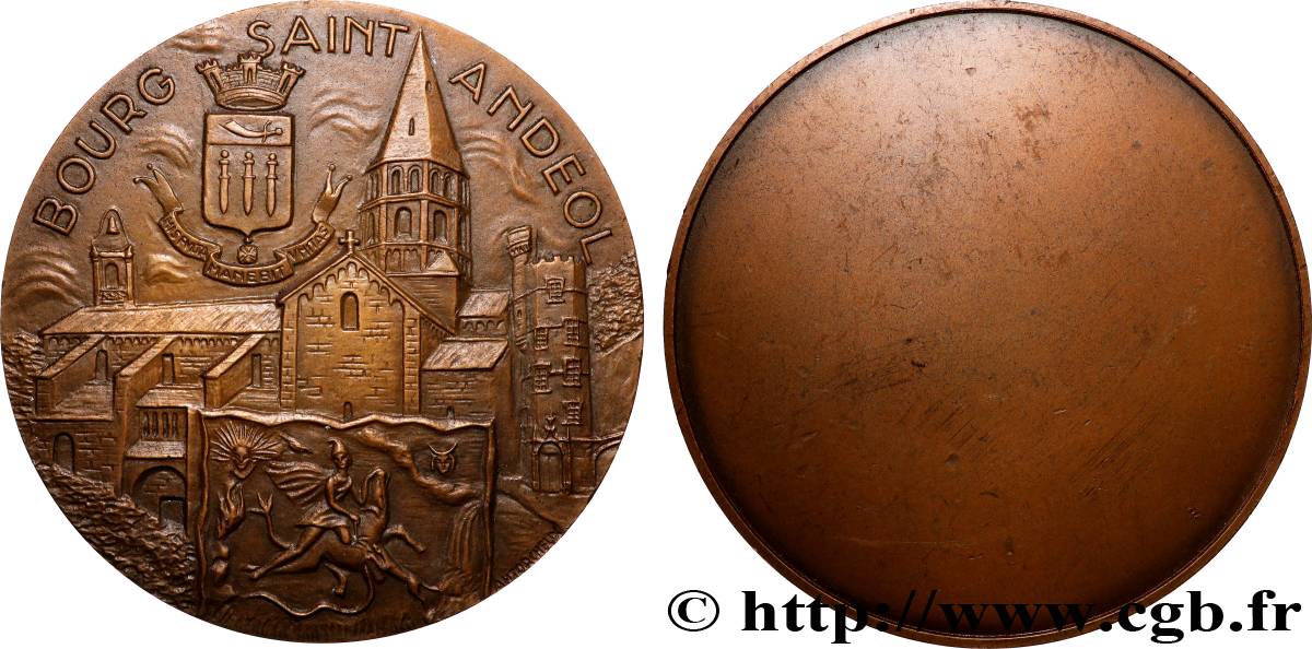 V REPUBLIC Médaille, Bourg-Saint-Andéol AU