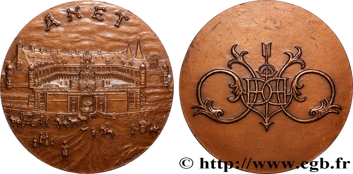 FUNFTE FRANZOSISCHE REPUBLIK Médaille, Château d’Anet fVZ